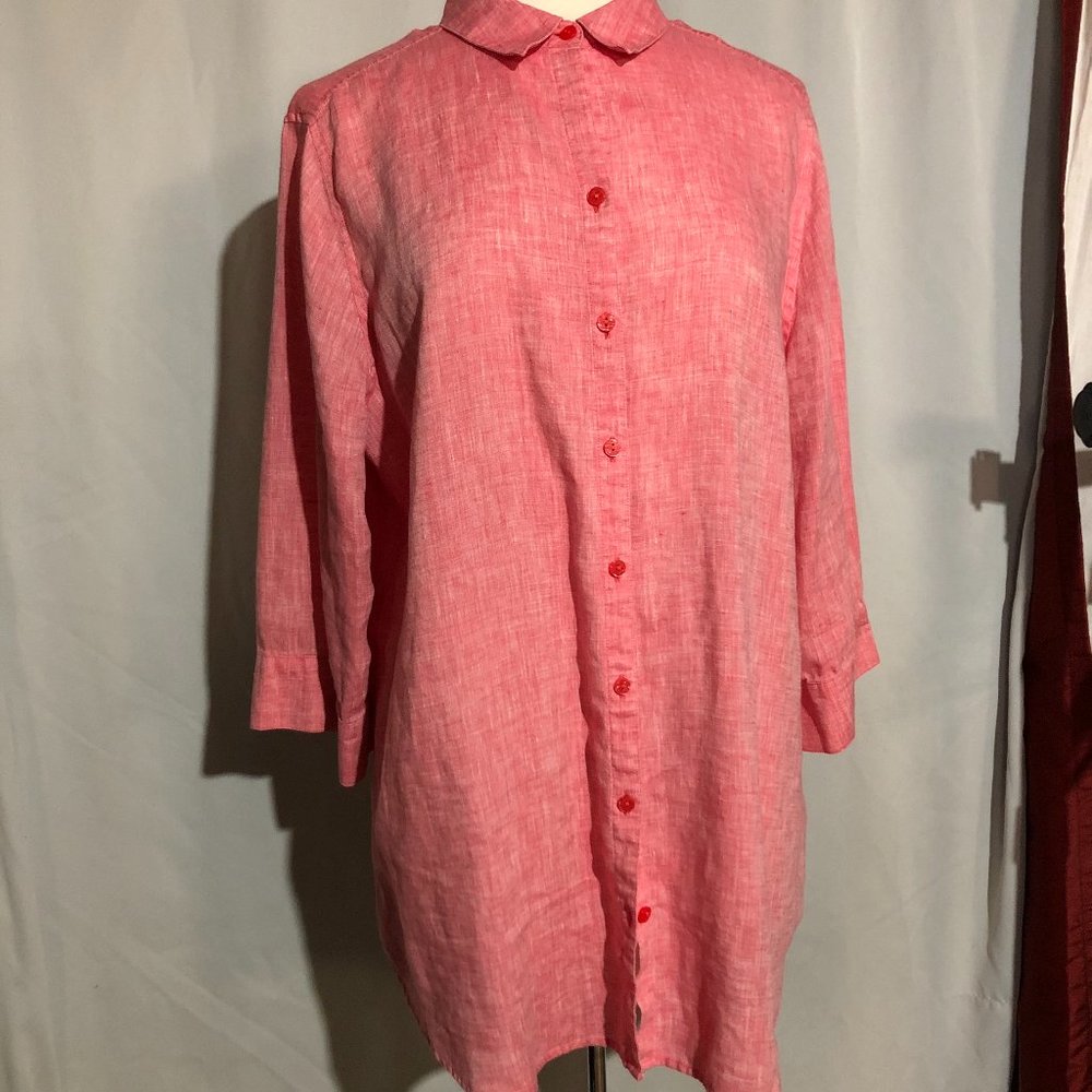 Chico's No-Iron 3/4 Sleeve Tunic